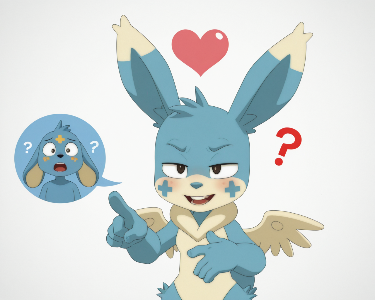 00003-156036726-_lora_WakfuStyle_1__,fluffy ears,eyelashes,head markings,blue wings,circle eyebrows,countershade hands,blue eyebrows,star _(mark.png